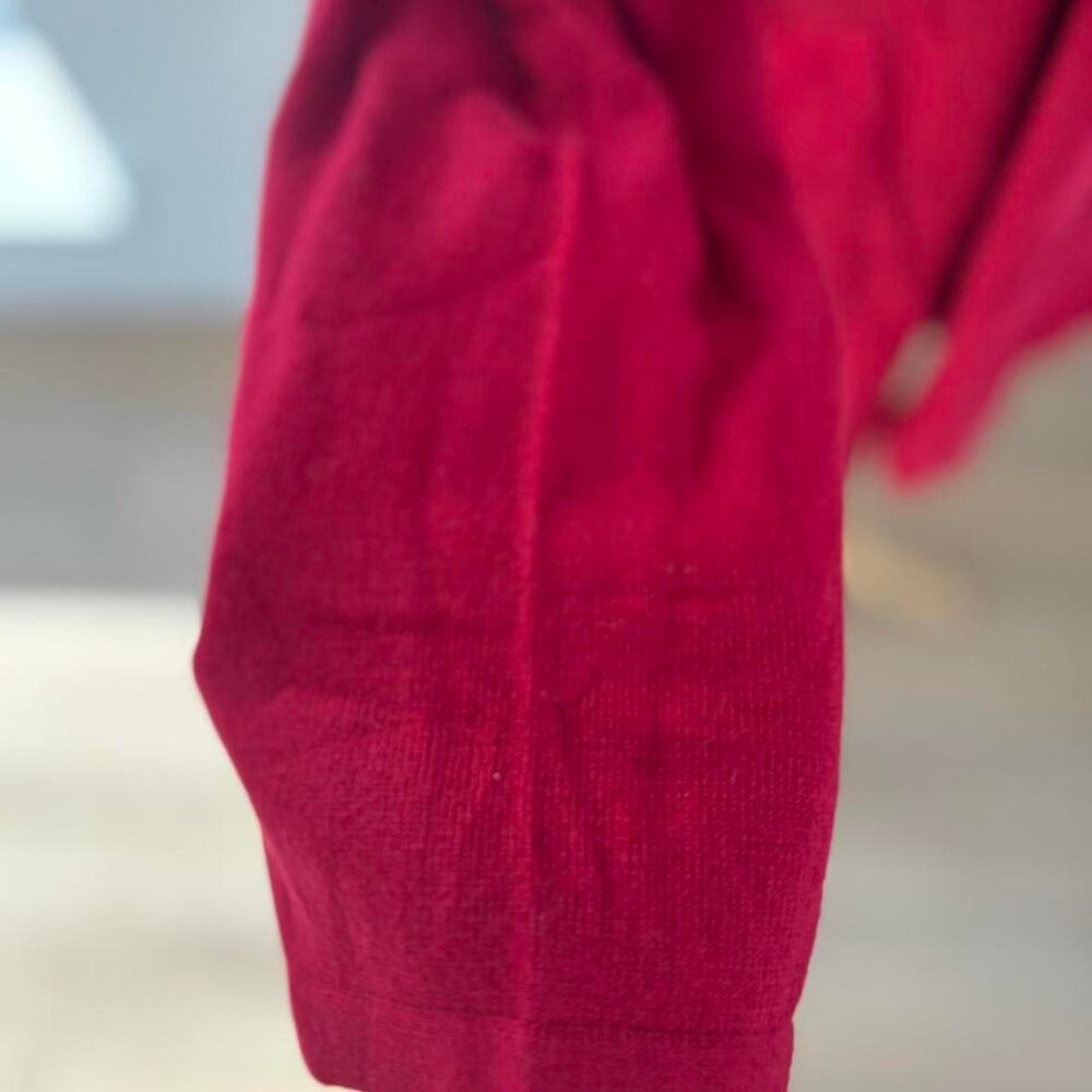 Mossimo Red V Neck Long Sleeve Knit Button Cardigan Sweater in size 4X NWT - Picture 4 of 5